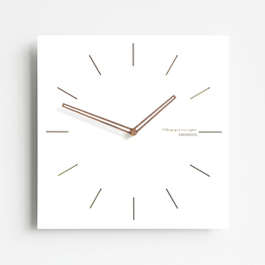 <span class=keywords><strong>Reloj</strong></span> <span class=keywords><strong>de</strong></span> Pared Cuadrado Blanco <span class=keywords><strong>de</strong></span> Madera EMITDOOG, <span class=keywords><strong>Reloj</strong></span> Decorativo 3D <span class=keywords><strong>de</strong></span> Cuarzo Creativo para el Hogar/Oficina/Hotel - Product Image 2