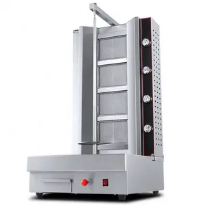 Sertifikasi CE Gas Shawarma Mesin/Stainless Steel Digunakan Shawarma Mesin Oven/Kecil Doner Kebab Mesin