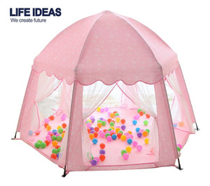 De los niños al aire libre paraguas de la tienda de camping Rosa niños playhouse tienda - Product Image 3