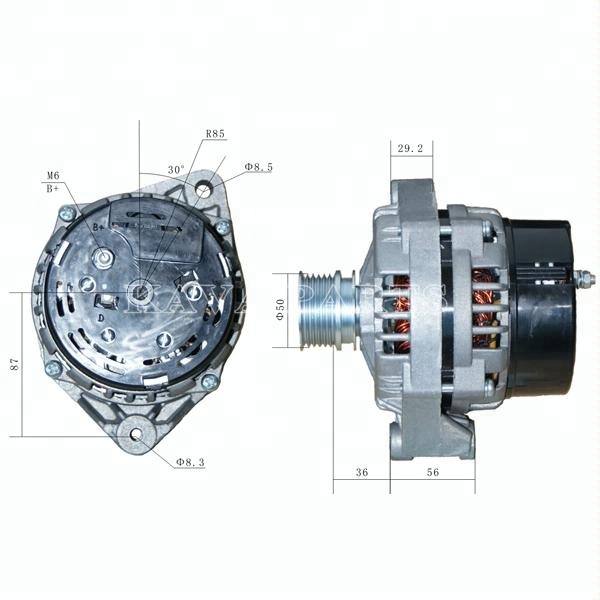 12V 85A Авто Генератор переменного тока для ГАЗ Zmz, УАЗ Zmz 143701043 3212,3771-10