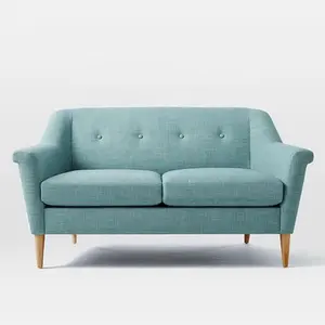 Professional Furniture Supplier Modern Sofa Living Room Classic Model Loveseat Wooden Sofa Set Designs