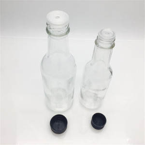 Mẫu Miễn Phí!!! 150Ml 180Ml 250Ml Thủy Tinh Ớt/Chai Nước Sốt Nóng Nắp Nhựa - Product Image 3