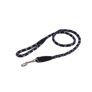 Correa de nailon para mascotas, correa negra duradera para perros - Product Image 1