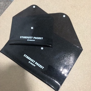 Tùy Chỉnh Snap Của Nút Rõ Ràng Trong Suốt Long Lanh Shining Pvc Ly Hợp Túi Phong Bì - Product Image 1