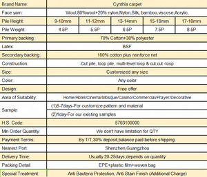 Multi-Cut Mucchio Viscosa Di Bambù Geometrica <span class=keywords><strong>Tappeto</strong></span> <span class=keywords><strong>Tappeto</strong></span> - Product Image 6