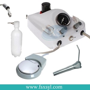 Laboratorio portatile mini turbina dentale unità scatola di controllo con 3 way siringa di plastica Desk-top tipo di lavoro con aria compressore - Product Image 4