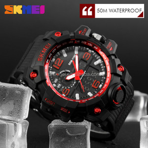 Skmei digital barata movt <span class=keywords><strong>doble</strong></span> tiempo <span class=keywords><strong>reloj</strong></span> logotipo personalizado <span class=keywords><strong>reloj</strong></span> de la marca - Product Image 6