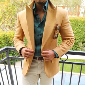 Giacca <span class=keywords><strong>Casual</strong></span> da <span class=keywords><strong>uomo</strong></span> stile Slim stile Slim - Product Image 6