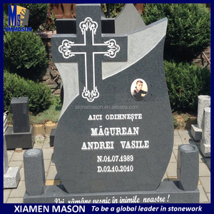 Sculpté croix noir granit monuments pour cimetière pierres tombales <span class=keywords><strong>photo</strong></span> - Product Image 5