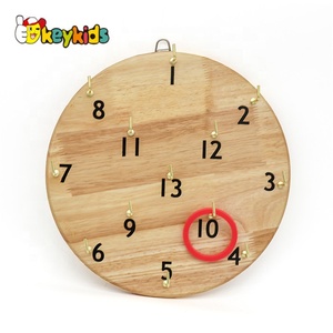 Jeu de lancer <span class=keywords><strong>d</strong></span>'<span class=keywords><strong>anneaux</strong></span> en bois pour enfants <span class=keywords><strong>d</strong></span>'<span class=keywords><strong>extérieur</strong></span> avec planche suspendue W01D019 - Product Image 6