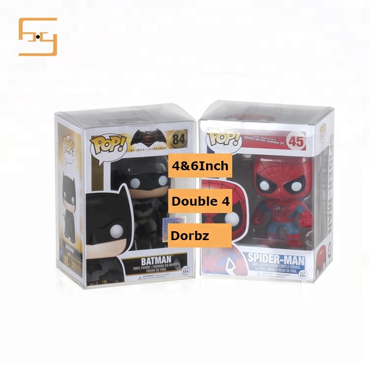 Защитный чехол для Funko Pop 4 и 6 дюймов, прозрачный пластиковый защитный чехол для Funko Pop