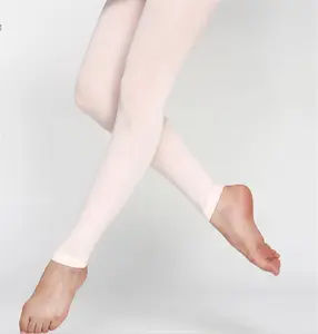 BT00033 Großhandel Frauen Footless Ballett Kompression Individuell Bedruckte Strumpfhosen