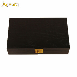 Cerradura de metal de lujo, caja de concha de madera, 23x14x5cm - Product Image 4