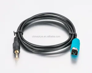 CABLE auxiliar para Alpine KCE-237B, Cable de entrada AUX, adaptador Jack de velocidad completa KCE-237B