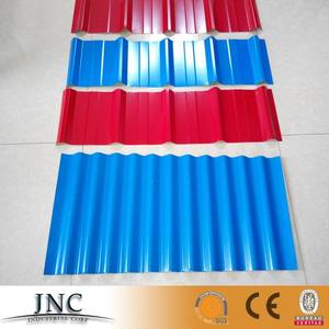 2014 de alta qualidade ondulado revestido red zinco de aço folha de telhado preço - Product Image 5