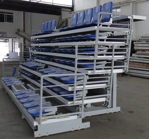 <span class=keywords><strong>Tribune</strong></span> de sport d'intérieur à entraînement motorisé, gradins télescopiques escamotables pour spectateurs - Product Image 2