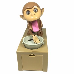 UCHOME 원숭이 저금통 전자식 배고픈 식사하는 침팬지 저금통 - Product Image 3
