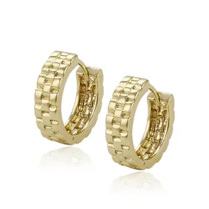 Free sample cheap wholesale huggie earrings gold earrings for girls