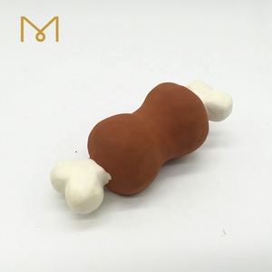 Nuovo produttore di prodotti in lattice di gomma naturale a forma di carne cigolante cane da masticare giocattoli per animali domestici per cani di piccola taglia - Product Image 4
