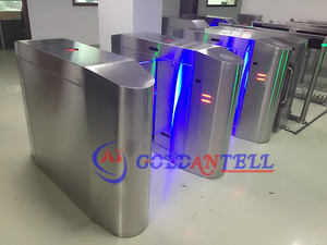 Led ODM rápido puerta corredera barrera de seguridad peatonal puertas con vidrio - Product Image 5