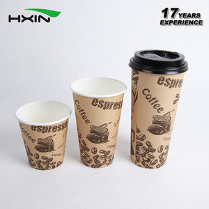 Gobelets en papier jetables pour boissons chaudes à emporter de haute qualité, biodégradables, à paroi simple, 12 oz/16 oz/20 oz, avec couvercles et manchons - Product Image 4