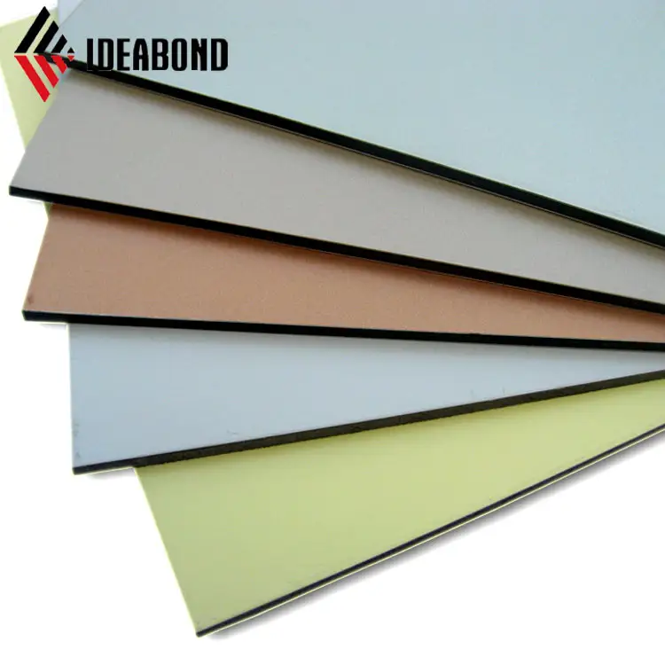 Alcobond 클래딩 저렴한 외부 페인트 금속 루핑 야외 알루미늄 복합 패널 대나무 나무에 거울 벽 패널 IDEABOND