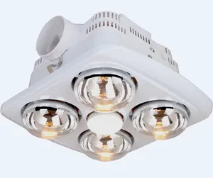 Bagno padronale/riscaldamento a raggi infrarossi della lampada 3-in-1 lsa 0809 bianco o color argento