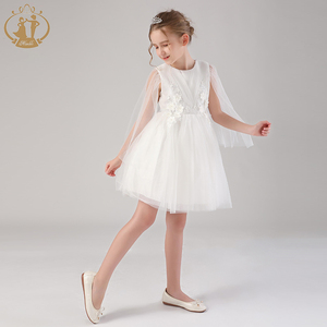 Gaun Kecil Desain Anak Perempuan Manis Fashion Musim Panas Nimble untuk Anak Perempuan Gaun 8 Tahun - Product Image 5