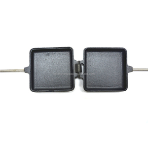 Uso acampar de hierro fundido sandwich maker pastelero - Product Image 6