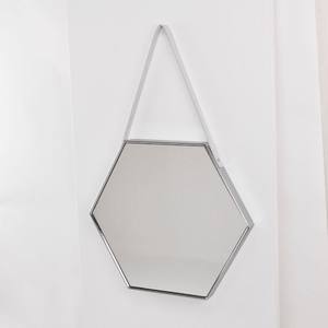 Useful Round Shape <b>Silver</b> <b>Mirror</b> Glass With Hanger - Product Image 6