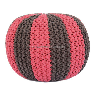 เก้าอี้ผ้าฝ้ายถักแบบทันสมัยสำหรับห้องนอนห้องนั่งเล่นหรือโรงแรมพร้อมคุณสมบัติการจัดเก็บที่ทันสมัย - Product Image 1