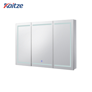 <span class=keywords><strong>Armoire</strong></span> de rangement <span class=keywords><strong>à</strong></span> trois <span class=keywords><strong>portes</strong></span> pour salle de bain, <span class=keywords><strong>armoire</strong></span> <span class=keywords><strong>à</strong></span> miroir intelligente en acier inoxydable pour médicaments - Product Image 6