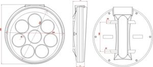 An toàn giao thông hướng dương dẫn ánh sáng màu vàng/đỏ năng lượng mặt trời nhấp nháy cảnh báo ánh sáng - Product Image 4