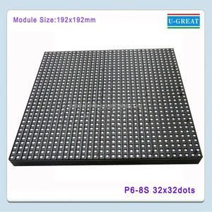 Dernières <span class=keywords><strong>inventions</strong></span> noir diamant puce défilé de mode led p6 rgb module d'affichage - Product Image 1