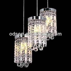 Moda simple moderna sala de estar dormitorio <span class=keywords><strong>restaurante</strong></span> tres cabezas lámparas cristalinas modernas - Product Image 1