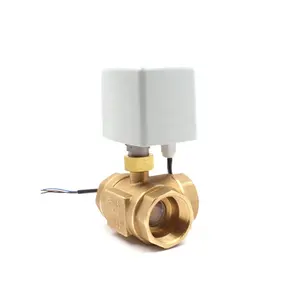 DN15 om DN50 Elektrische kogelkraan voor HVAC FCU flow control valve 3-way motor gemotoriseerde 3 manier gemotoriseerde valve