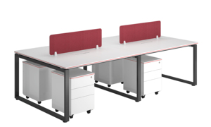 Mesa de Trabajo modular para 4 personas, muebles de oficina modernos, gran oferta - Product Image 2