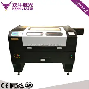 K9060 Hanniu láser máquina de corte para la venta no metal grabado láser precio de la máquina caliente de la venta