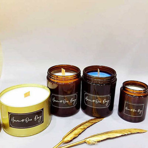 Wholesale Price Available Different Sizes <strong>Amber</strong> Color <strong>Candle</strong> Glass <strong>Jars</strong> Empty Glass <strong>Candle</strong> <strong>Jars</strong> Glass <strong>Jars</strong> for <strong>Candle</strong> Making - Product Image 6