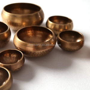 HM Factory Precio barato Cuencos curativos de latón tibetano Meditación budista Relajación Enlace Universo Sabiduría Cuenco - Product Image 1