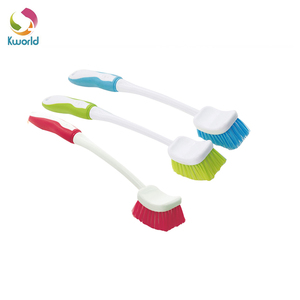 High Quality Long <strong>Handle</strong> Scrub <strong>Brush</strong> Kitchen Cleaning <strong>Brush</strong> for Pot <strong>Scrubbing</strong> - Product Image 2