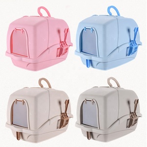 Nouveau Offre Spéciale fermé bac à litière pour chat fermé Super grand pour grand chat meilleur bac à litière pour chatons - Product Image 3