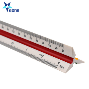 30cm plastic ruler triangular architect scale rulers