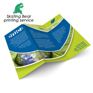 Livraison rapide taille personnalisée pliée A4 dépliant service d'impression de brochures papier kraft bon marché pour les emballages de magazines et de carton - Product Image 3