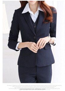 4 pezzi da donna a misura di quattro pezzi: <span class=keywords><strong>camicia</strong></span> + gilet + completo completo <span class=keywords><strong>Blazer</strong></span> e pantalone da donna 4 pezzi Set <span class=keywords><strong>Blazer</strong></span> da ufficio da donna - Product Image 5
