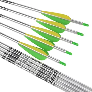 Factory directly supply aluminum body hunting arrows aluminum arrow for archery bow hunting arrow