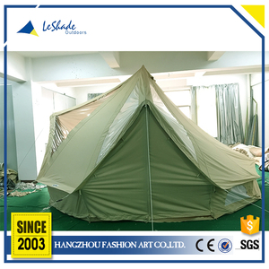Cualidades del producto a prueba de agua plegable campana lona familia tienda de campaña - Product Image 3