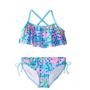 Tuổi Từ 4 Đến <span class=keywords><strong>10</strong></span> Tuổi Cô Bé Hai MảNh Áo Tắm Bikini Bé Gái Tankini Mặc Đồ Bơi - Product Image 1