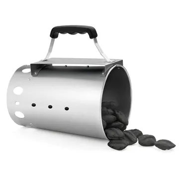 강철 계란 BBQ 목탄 세라믹 Kamado BBQ 석쇠 부속품 목탄 불 시동기, 굴뚝 시동기