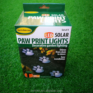 New Solar Paw Print LED <strong>Lights</strong> SN4603